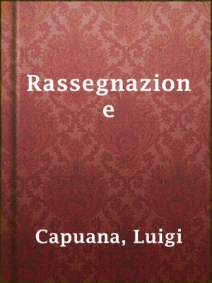 cover image of Rassegnazione